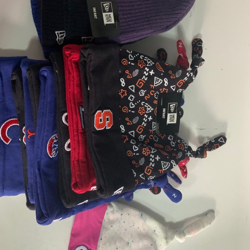 A lot of infants kids adult hat
